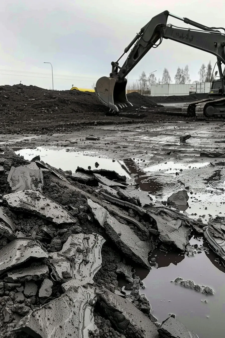 Kompleksowa likwidacja starych nawierzchni parkingów i placów manewrowych przez CDSRecycling